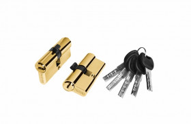 Цилиндр латунный PALIDORE 70PB ключ/ключ золото