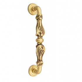 Ручка скоба Venezia FLORENCE 310мм (260мм) D1 французское золото + коричневый