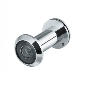 Глазок дверной AJAX DV-1A/40-70 CP оптика пластик хром