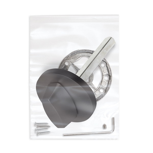 Ручка поворотная FUARO BKW8x75.R.RLR52 GR-23 графит