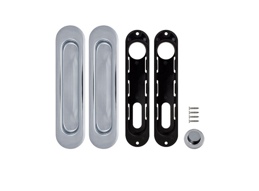 Ручки для раздвижных дверей ARMADILLO SH010-СP-8 хром