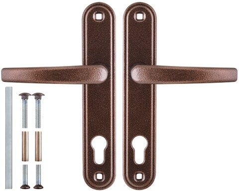 Ручка дверная ГАРДИАН 4132 Вега (медный антик) /124:1:54(2474)/ Ручка дверная ГАРДИАН 4132 Вега (медный антик) /124:1:54(2474)/