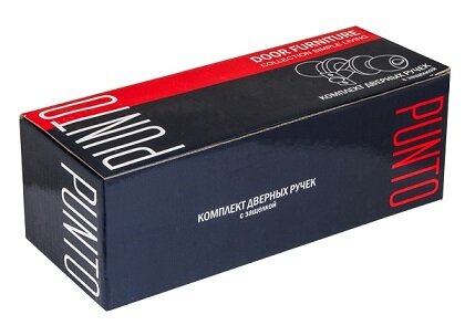 Ручка защелка PUNTO 6072 SB-B фиксатор Матовое золото