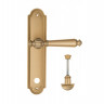 Дверная ручка на планке Fratelli Cattini MARANI WC-2 PL248-BS матовая латунь