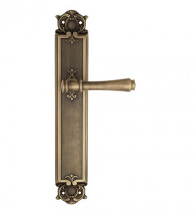 Дверная ручка на планке Venezia CALLISTO PL97 матовая бронза