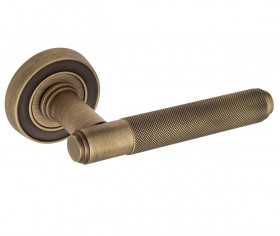 Ручка дверная Venezia EXA ZIG D6 матовая бронза