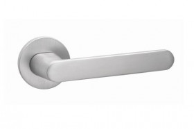 Ручка дверная PUERTO INAL 545-06 slim SSC Фрапе супер сатинированный хром