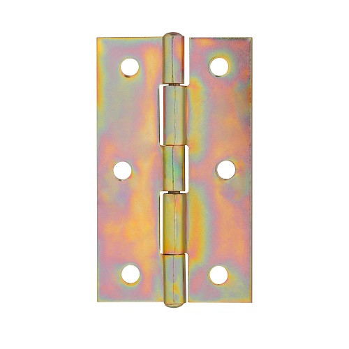 Петля карточная AJAX LM/IN40x75x1,2U YZN желтый цинк 2 шт