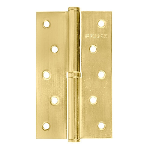 Петля съемная FUARO 413/BL-5 125x75x2,5 SB матовое золото левая БЛИСТЕР