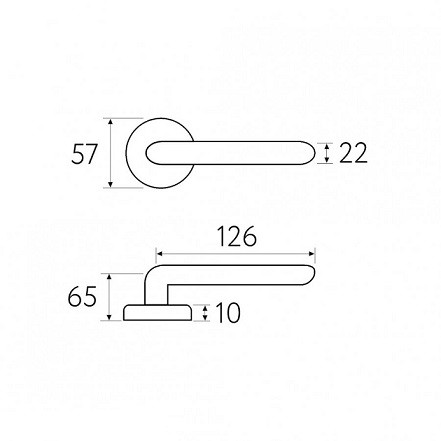 Ручка дверная Fratelli Cattini ENCIA D8-IA античное серебро