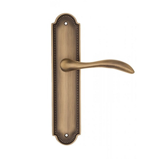 Дверная ручка на планке Fratelli Cattini LUCCIA PL248-BY матовая бронза