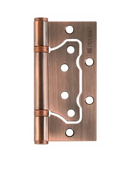 Петля накладная без врезки FUARO 500-2BB 100x2,5 AC медь