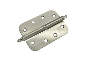 Петля съемная MORELLI стальная скругленная с короной MS-C 100X70X2.5 SN L левая никель