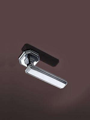 Ручка дверная FADEX FORME 217 RAT Themis Полированный хром