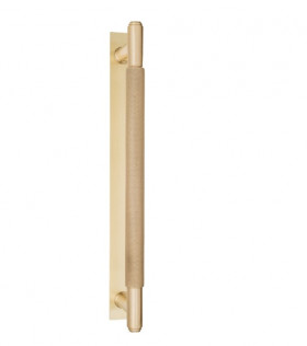 Ручка скоба Venezia EXA ZIG PL-Y 340мм (290мм) матовая латунь