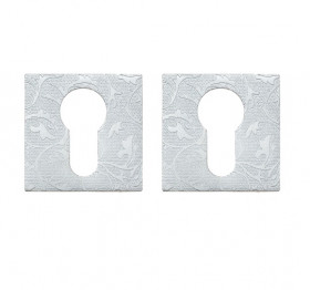 Накладка дверная под цилиндр Venezia Unique CYL-20 Decor матовый хром 2 шт.