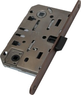 Замок межкомнатный WC AGB MEDIANA EVOLUTION B01102.50.22 без ответной планки ​бронза