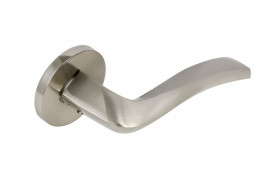 Ручка дверная ADDEN BAU WAVE S-488 NICKEL никель