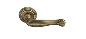 Ручка дверная RUCETTI RAP-CLASSIC-L 4 OMB старая Матовая бронза