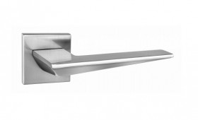 Ручка дверная RENZ INDH 320-03 slim SN Кроне никель матовый