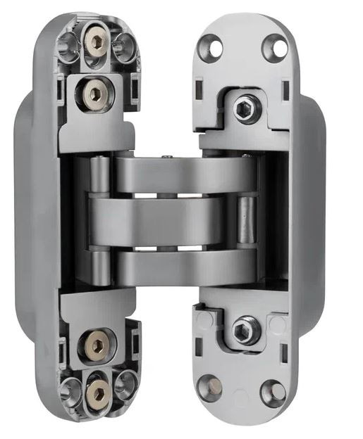 Петля скрытой установки PALIDORE hdh 113/30 silver серебро 60 кг