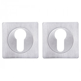 Накладка под цилиндр AJAX ET JK SSC-16 сатинированный хром