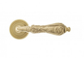 Ручка дверная Venezia MONTE CRISTO D3 полированная латунь