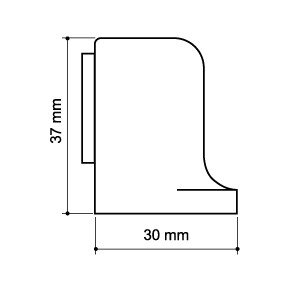 Упор дверной магнитный ARMADILLO MDS-003ZA SG Матовый золото
