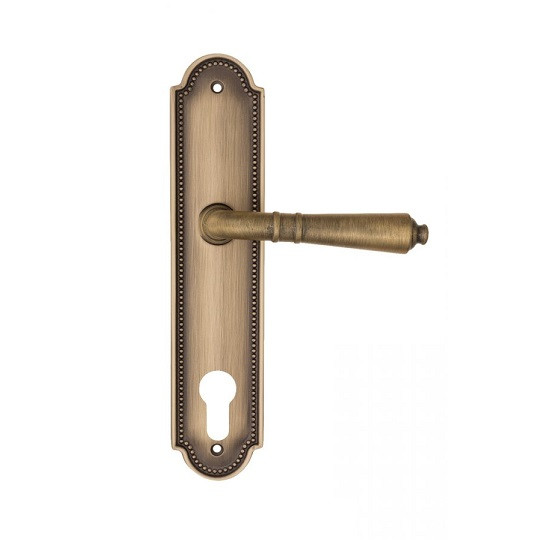 Дверная ручка на планке Fratelli Cattini TOSCANA CYL PL248-BY матовая бронза