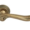 Ручка дверная RUCETTI RAP-CLASSIC-L 6 OMB старая Матовая бронза