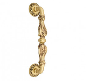 Ручка скоба Venezia FLORENCE 320мм (260мм) D4 французское золото + коричневый