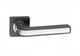Ручка дверная PALIDORE A-316 GF/PC Графит/хром