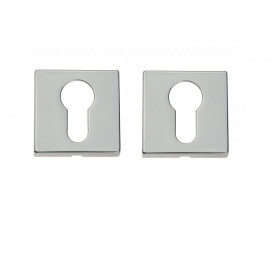 Накладка дверная под цилиндр Venezia Unique CYL-20 полированный хром 2 шт.