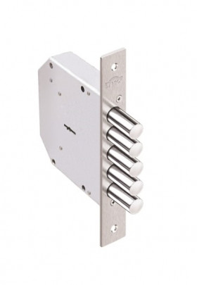 Замок врезной сувальдный ЭЛЬБОР Гранит 1.06.01 5 кл длинный ключ