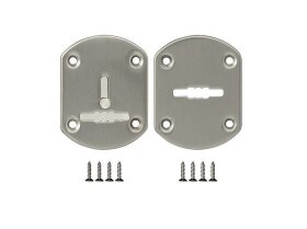 Накладка декоративная на сувальдный замок с шторкой FUARO ESC021-SN-3 МАТОВЫЙ НИКЕЛЬ