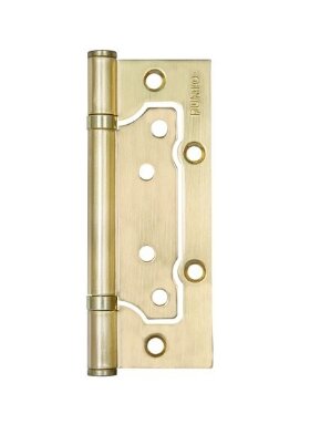 Петля накладная без врезки PUNTO 200-2B 125x2,5 SB матовое золото