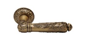 Ручка дверная RUCETTI RAP-CLASSIC 7 OMB старая Матовая бронза