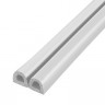 Уплотнитель самоклеящийся FUARO ADH/D-9x7,5mm WHITE белый 100m