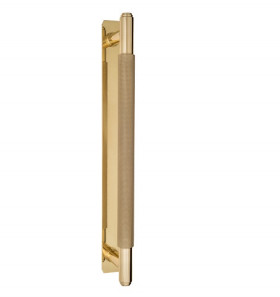 Ручка скоба Venezia EXA ZIG PL-X 340мм (290мм) полированная латунь