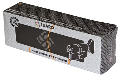 Цилиндровый механизм с вертушкой FUARO 100 CM 80 mm (35+10+35) 3 ключа CP хром