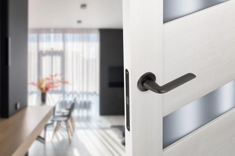 Ручка дверная ADDEN BAU DOVE S-484 GRAPHITE Графит