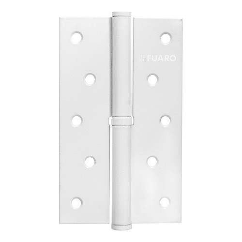 Петля съемная FUARO 413/BL-5 125x75x2,5 WH белый правая БЛИСТЕР