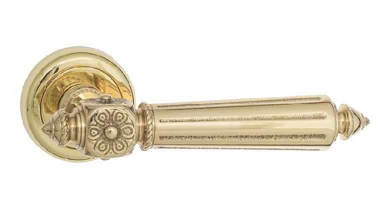 Ручка дверная Fratelli Cattini TORCELLO D1-OLV полированная латунь
