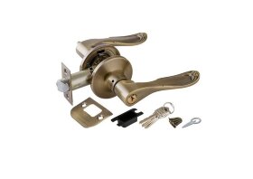 Ручка защелка PUNTO 6030 AB-E ключ-фиксатор Бронза