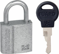 Замок навесной FUARO PL-3025 25 мм 2 англ. кл. БЛИСТЕР