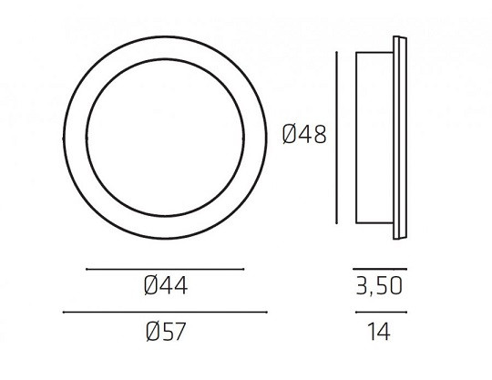 Ручка для раздвижной/распашной двери Venezia U155 полированный хром