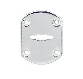 Накладка декоративная на сувальдный замок без шторки  PUNTO ESC021/0-SS-NEW (1 шт.) тех.упак. Нержавейка