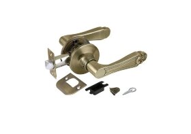 Ручка защелка FUARO 637/BL АB-P Бронза без фиксации