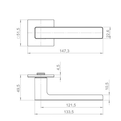 Ручка дверная ARMADILLO K.YM.TOFFEE FSG-39 флорентийское золото