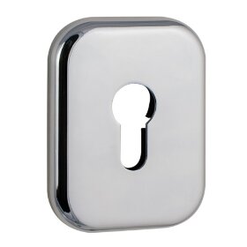 Накладка декоративная на цилиндр FUARO ESC 486-C SQ XL хром CP-8 1 шт